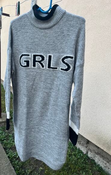 Women's Clothing: S, color - Multicolored, Oversize, Long sleeves — 1