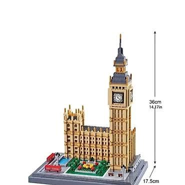 Kocke za decu: Kolekcionarski građevinski set kockica – Westminsterska palata sa — 4