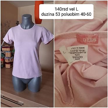 dsquared tops: Ženska majica kratkih rukava – Red Lips - Veličina: L - Materijal — 1