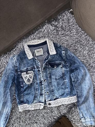 pepco prsluci: Ženska teksas jakna/blejzer – NESSAL Jeans, veličina XL - Svetloplava — 7