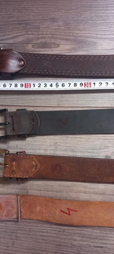 torbice sa sirokim kaisem: Unisex, Material: Leather — 4