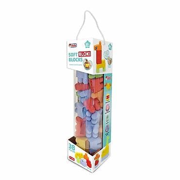 sudopera na baterije za decu: Dede Soft Bloki Blocks – set mekših građevinskih kocki za najmlađe. - — 1