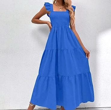 zara s: Letnja maxi haljina sa karnerima na ramenima Univerzalna veličina — 2