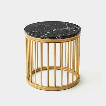 stilska vitrina: 🪑✨ Set modernih stolića MILANO – 3 komada – imitacija mermera ➡💰 — 5