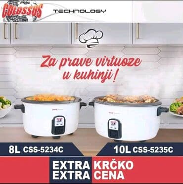 silver crest aparat za kuvanje na pari: 🤩🤩🤩COLOSSUS Aparat za kuvanje ✅️8l - 6290 din ✅️10l - 7990 din — 1