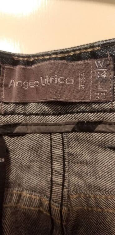 Men's Clothing: Muske farmerke C&A Angelo Litrico crne vel.34/32 Germany,polovne — 3