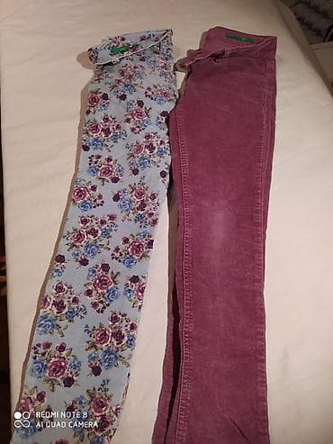 komplet pantalone i sako: Benetton pantalone somot X2 kom i majica dug rukav sve sa — 5