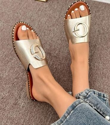 svecane haljine bele: Fashion slippers, 41 — 8