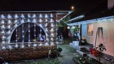 led dekoracija: LED zavese 4x2m cena 2800din 6x2m cena 3700din Zuto, belo, sareno — 3
