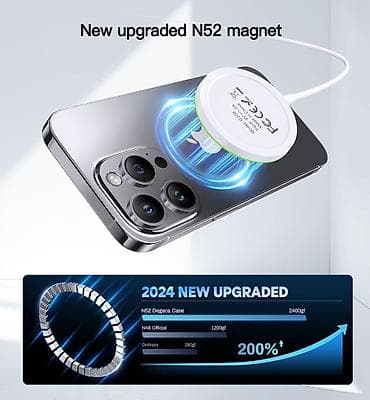 mobilni oglasi: MagSafe bežični punjač (GaN, N52 magneti) - Ultra tanak i lagan — 4