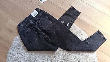dzemper sa srcima: Farmerice sa sarom moderan i sik model– MINIDAVE - Model: uske/skinny — 2