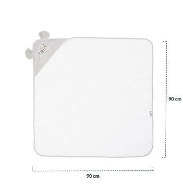 kućni tekstil: KikkaBoo Peškir sa kapuljačom Joyful Mice 90x90 cm - Bebi peškir od — 4