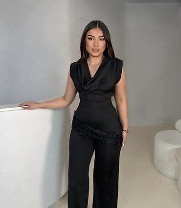 s oliver parfemi: 🔥Elegantni dvodelni komplet – i pantalone sa širokim nogavicama ✅3000 — 7