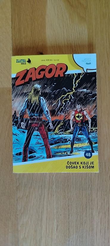 giant talon 4: Zagor – Zlatna serija, broj 48: „Čovek koji je došao s kišom“ - — 1
