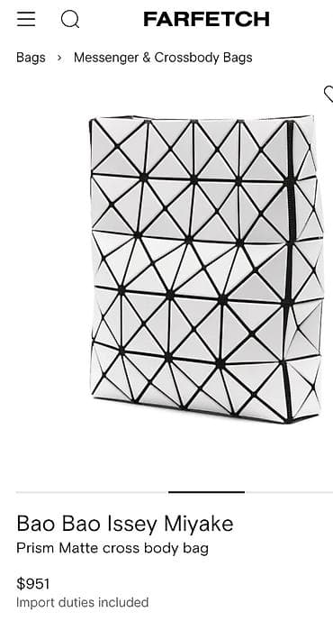 putne torbe na tockice: Bao Bao Issey Miyake Prism Matte bag. Prelepa torba, koja se sama — 10