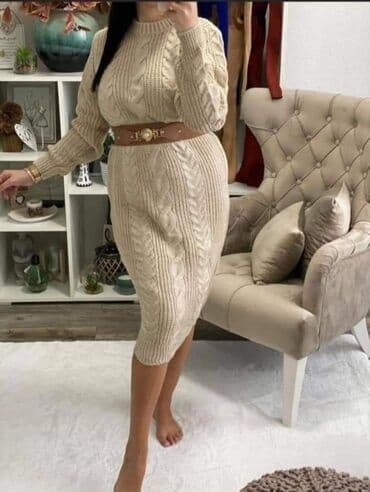 trikotaza haljine: NOVO NOVO NOVO! Haljina+kaiš=3300 din Materijal: trikotaža Za vise — 1