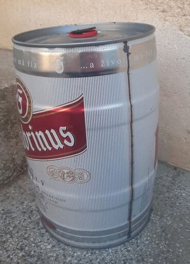sampanjac za decu: Gambrinus bure od piva 5l prazno 5l raritet lično preuzimanje bg ili — 5