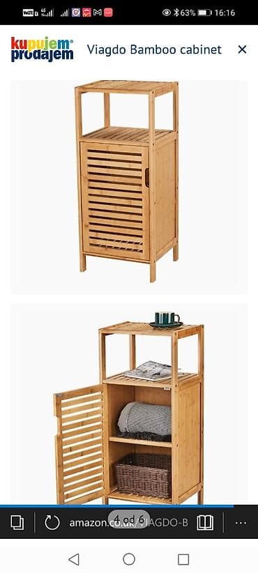 kolevke za bebe: Viagdo Bamboo Cabinet – višenamenska bambus komoda/ormarić - — 3