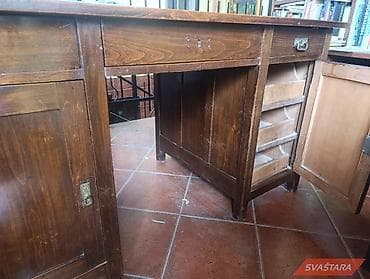 polovni dušeci: Proaje se, stari pisaći sto od tvrdog drveta, dimenzija, 150 cm x 80 — 4