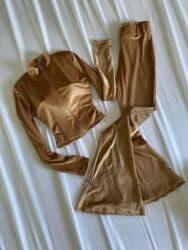 Jackets, Coats, Vests: ✅Top kompleti✅ - Komplet - Duzina nogavica 115cm - S M L - Kamel,Braon — 2