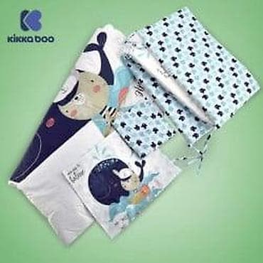 madame coco sve za kucu: KIKKA BOO Happy Sailor – komplet posteljine sa ogradicom, 6 delova — 2