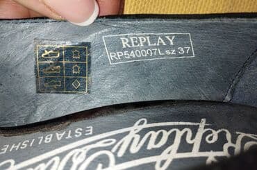 vapormax crne: Replay kožne crne cipele 37 Efektne i lepe Replay salonke od prirodne — 9