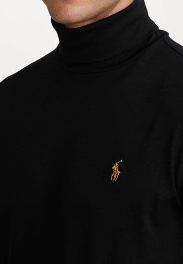 tech fleece s: Sweater, L (EU 52), Ralph Lauren, color - Black, Jersey — 1