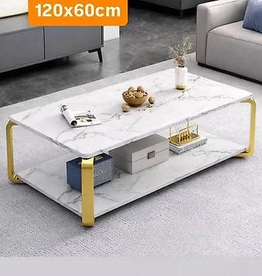 etno stolovi: Moderan klub sto za dnevni boravak – 120×60 cm - Dimenzije: 120 × 60 — 4