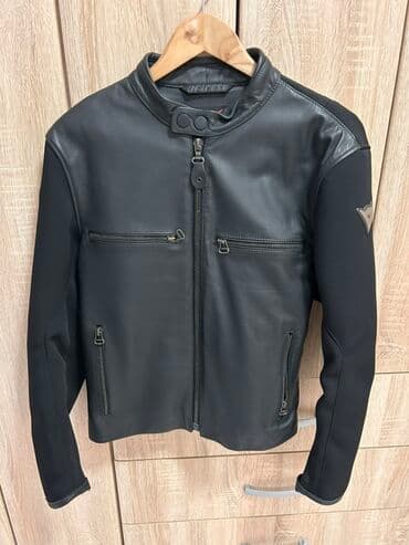 Kožna jakna Prava koža, bоја - Crna