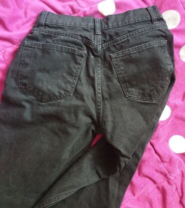 push up pantalone: Teksas, Visok struk, Ravne nogavice — 2