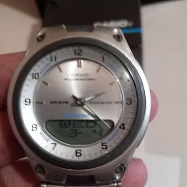 CASIO AW 80-TELEMEMO 30 -KOMPLET SET ORGINAL .metalna narukvicaWR — 8