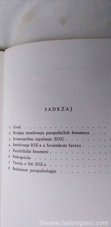 sever i jug serija sa prevodom: Knjiga:Parapsihologija,Milan Ryzl 1981; Tvrd povez288 str — 3