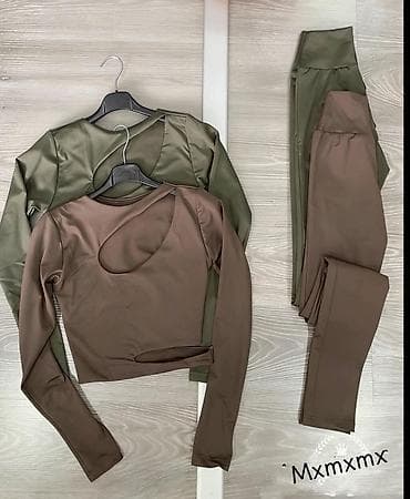 topici: Dvoddelni ženski komplet za trening i slobodno vreme - Moderni set — 3