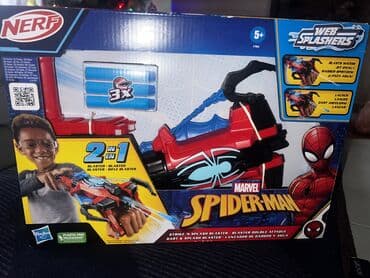 dvocjevka igracka: NERF Marvel Spider-Man Web Splashers 2-in-1 Blaster NOVO — 6