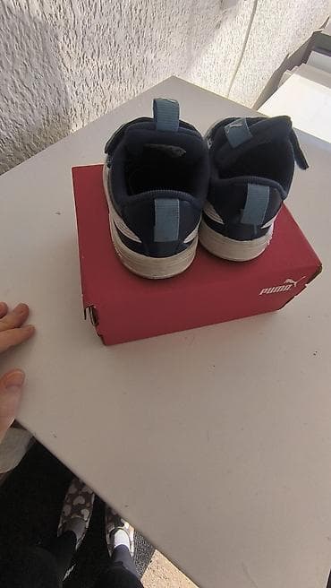 patike sa debelim djonom: PUMA dečije patike – tamnoplave 22 - Model sa dvostrukim — 4