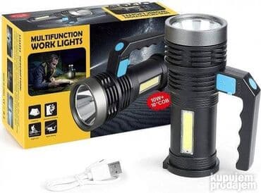 sedište za bicikl za decu polovno: Punjiva lampa 3W - 10 COB za planinarenje, kampovanje Ručna lampa za — 1