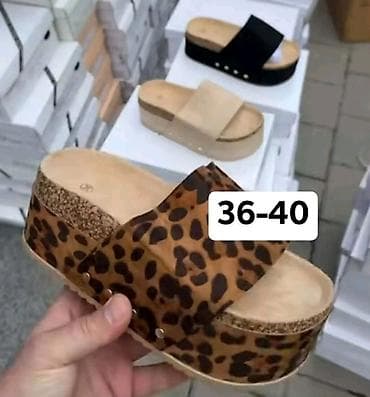 Ženske letnje papuče sa ravnom platformom i nitnama – maksimalan