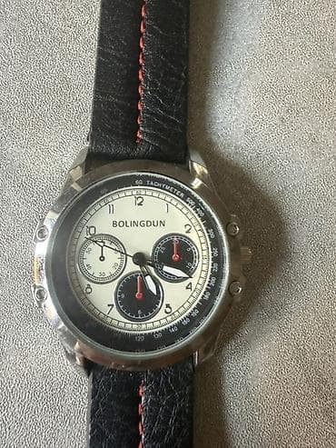chrono long: Bolingdun ručni sat – hronograf stil - Okruglo kućište od metala sa — 1
