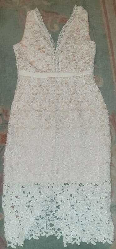parke sa prirodnim krznom: S (EU 36), color - White, Evening, With the straps — 4