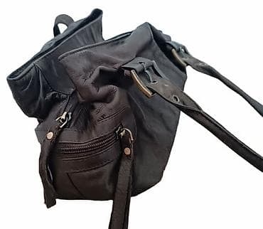 ženske torbe david jones: Originalna GiGi NEW YORK ženska torba od prirodne kože – tamno braon — 2