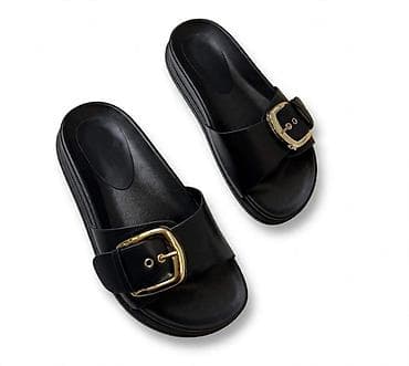 ecco obuca srbija: Ženske klompe/papuče – crne - Dizajn: klasične slip-on papuče sa — 1