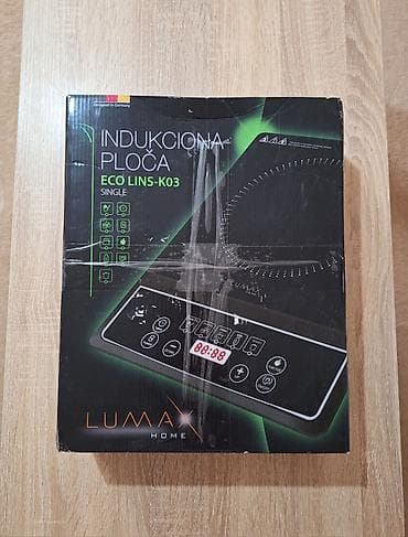 termometar za pecenjare: Lumax Home ECO indukciona ploča rešo K03 2000W Indukcioni rešo Lumax — 2