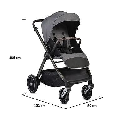 zimska navlaka za kolica sinsay: Kolica za bebe Macan 3u1 iSize sedište – Grey 0+ (SKU: CAN53140-70) — 4