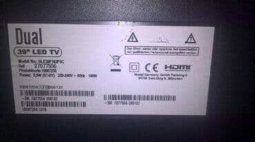 Aksesoari za TV i video: Dual DLE39F182 u delovima 17MB95 Vestel Main BoardVestel 17IPS20 — 11