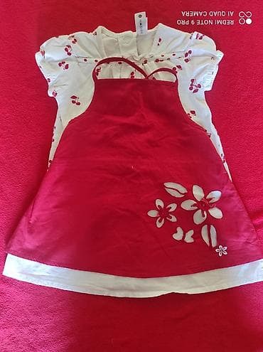 odeca za decu: Haljinica i majica u kompletu velicina 80, duzina haljinice 42 — 7