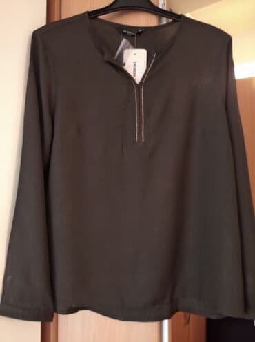 waikiki tunike i bluze: Lc Waikiki, L, Viskoza, Jednobojni, bоја - Crna — 6