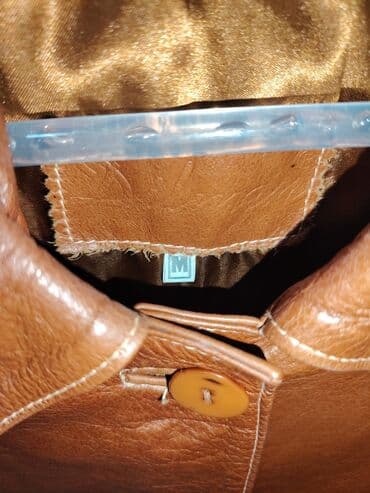 kožne jakne srbija: Ženska kožna jakna – braon, veličina M - Materijal: prirodna koža — 3