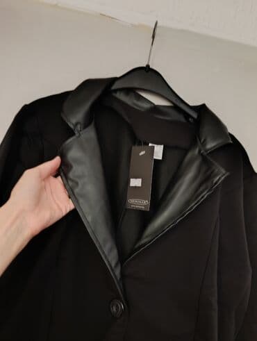 elegantni kompleti za zene: 2XL, Jednobojni, bоја - Crna — 3