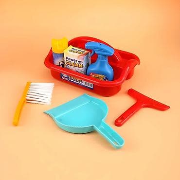 Kids' Kitchens: Korpa i pribor za čišćenje – dečiji set za igru i učenje Neka vaš — 2