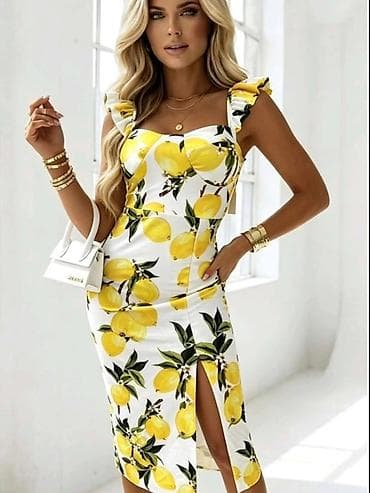 Haljine: 💫Ženska midi haljina sa printom limuna
2500 din 
Od s do l — 2